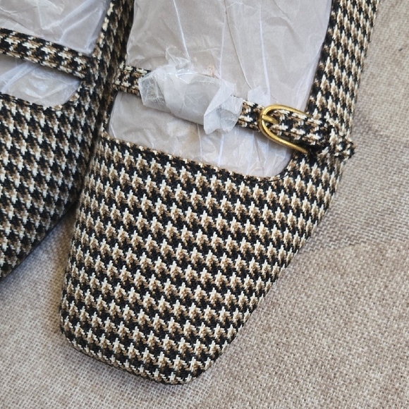 Franco Sarto Loafer Flat Mary Jane's Brown Black Women's Size 8.5 NEW NWT NIB - Picture 8 of 16